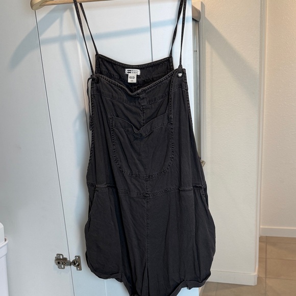 Billabong Denim black short romper - Picture 2 of 6